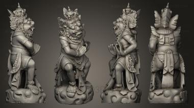 Figurines heroes, monsters and demons (STKM_0126) 3D model for CNC machine